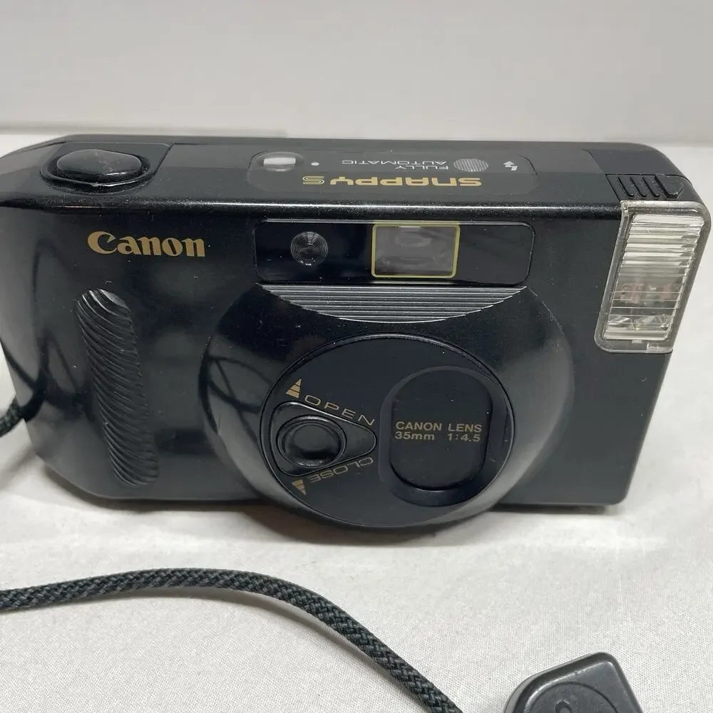 Canon Snappy S Fully Automatic Point & Shoot 35mm Film Camera Tested & Works